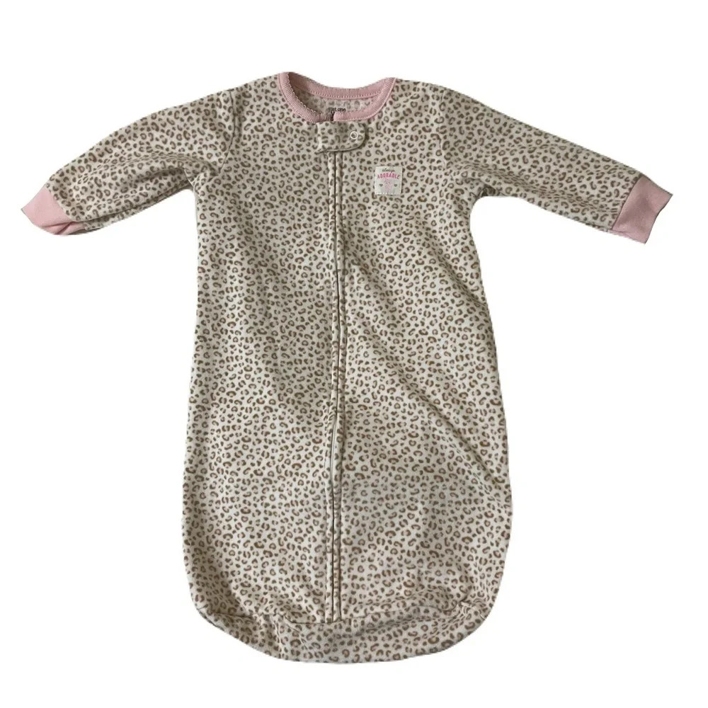 CARTER’S FLEECE CHEETAH SLEEPSACK